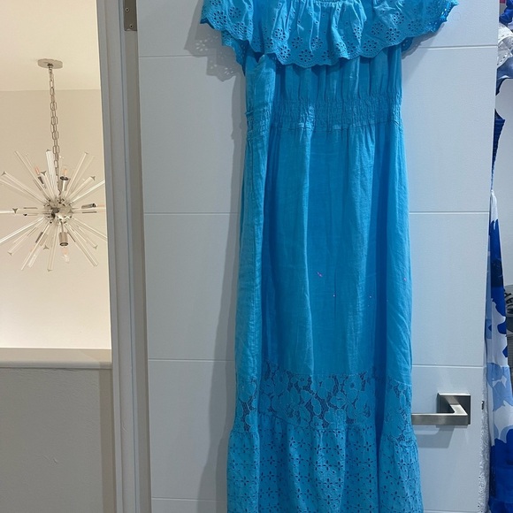 Italian dress linen off the shoulder if u want Never used no tags - Picture 5 of 6